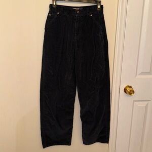 Y2K vintage Arizona Corduroy Pants -black